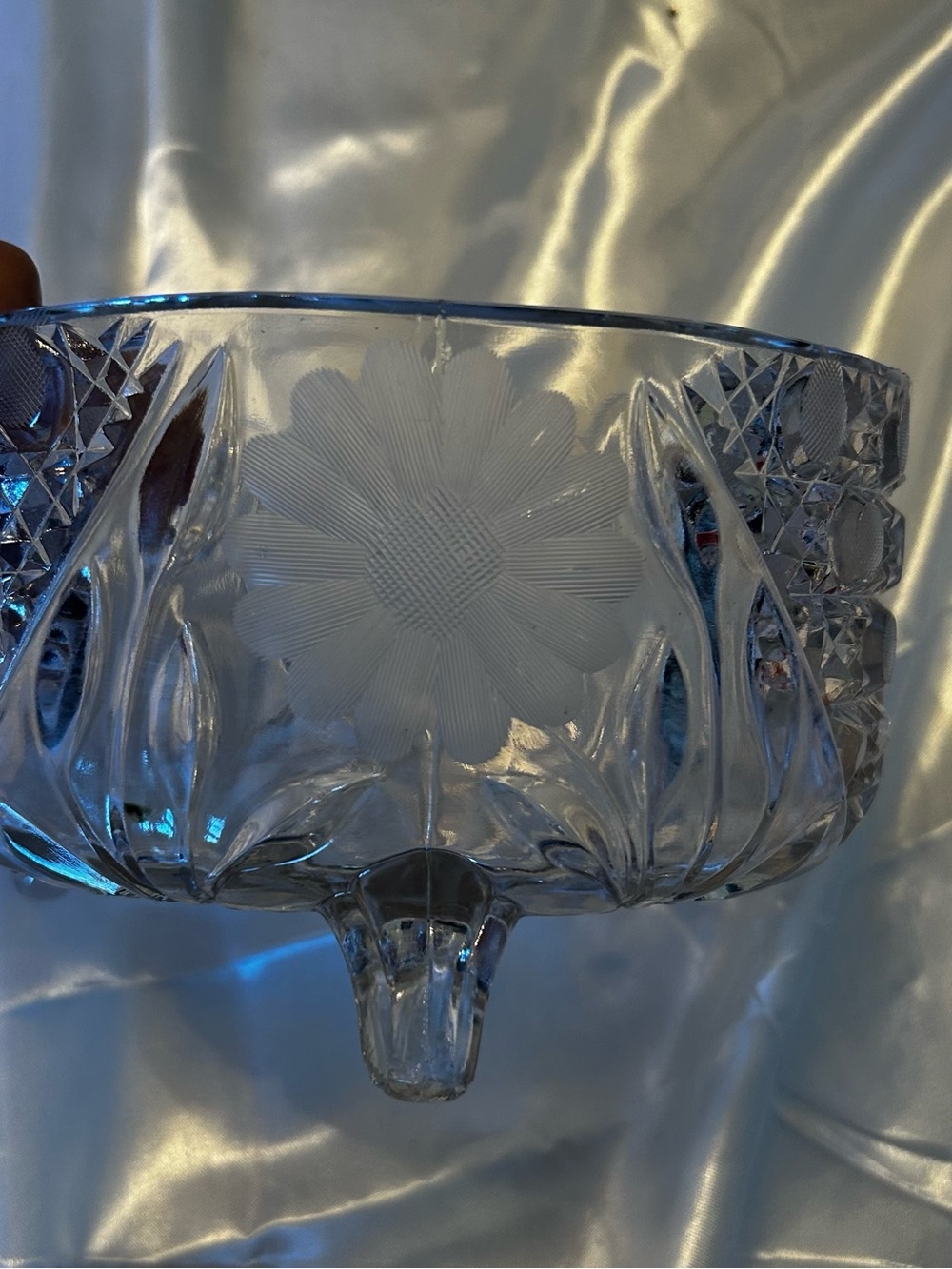 24% LEAD‎ CRYSTAL BOHEMIA MADE IN CZECH REPUBLIC FOOTED VASE/BOWL